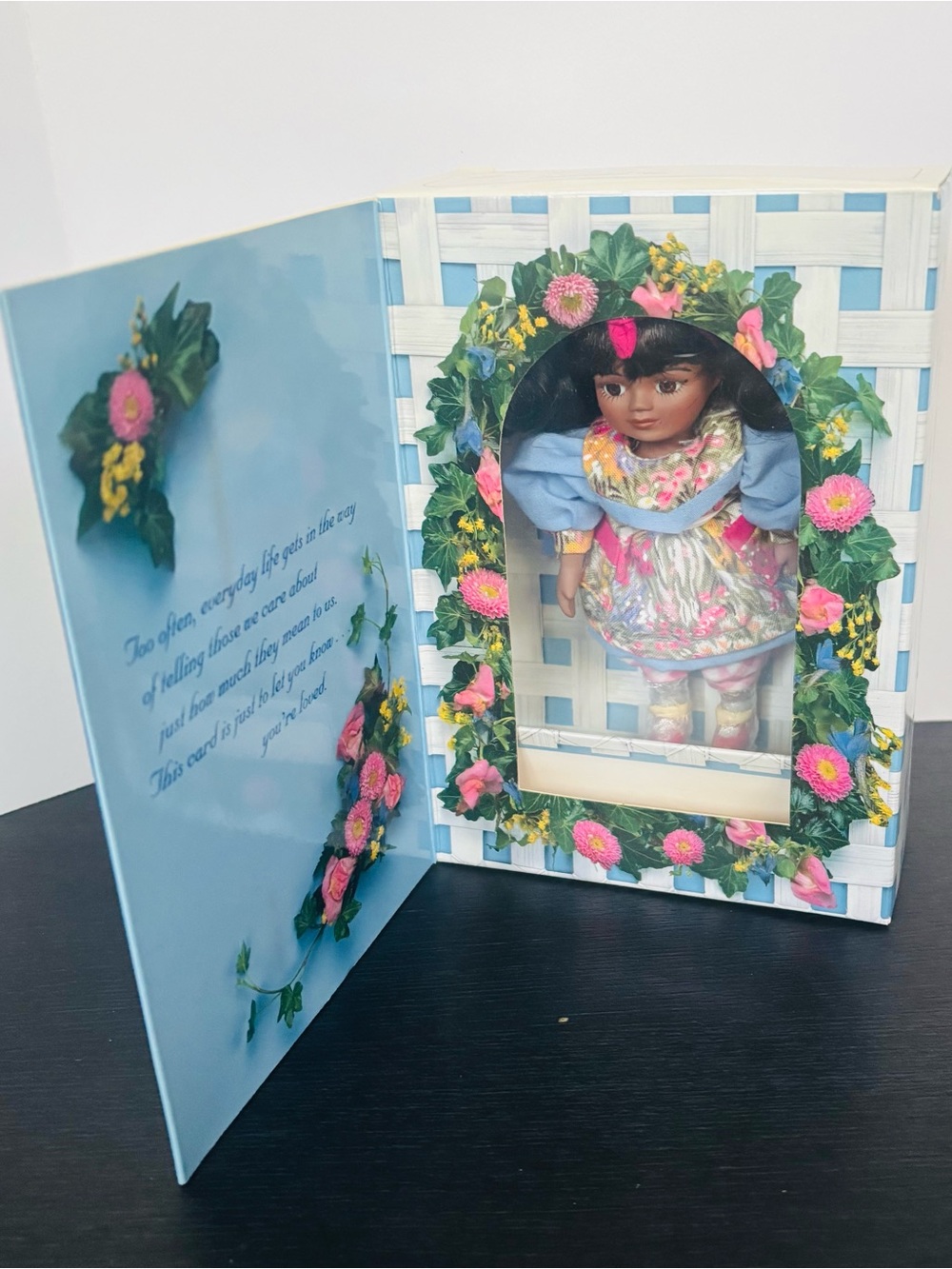 Vintage Marie Osmond Floral Garden Porcelain Doll